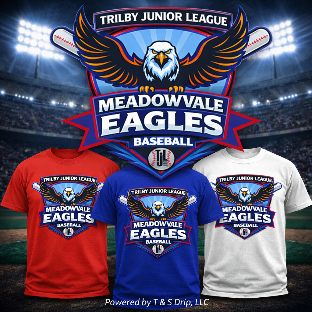 Meadowvale Eagles Baseball Shirt - Trilby Junior League