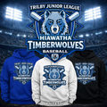 Hiawatha Timberwolves Hoodie - Trilby Junior League