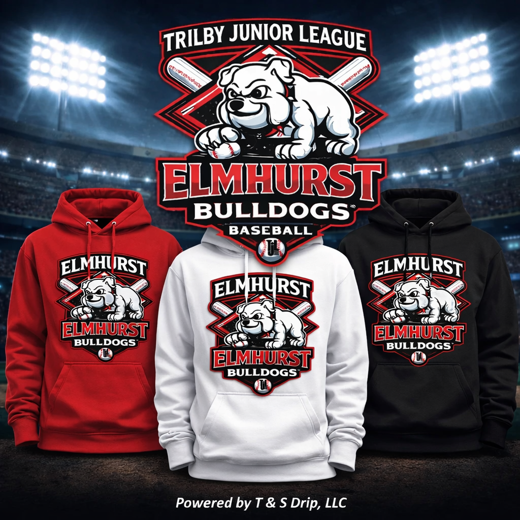 Elmhurst Bulldogs Hoodie - Trilby Junior League