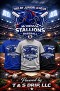 McGregor Stallions Baseball Shirt - Trilby Junior League