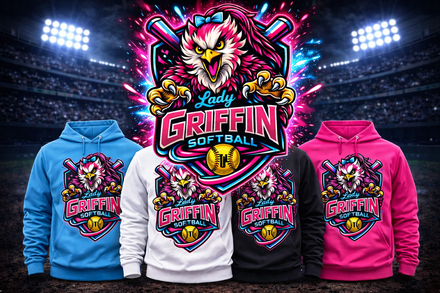 Lady Griffins Hoodie - Trilby Junior League