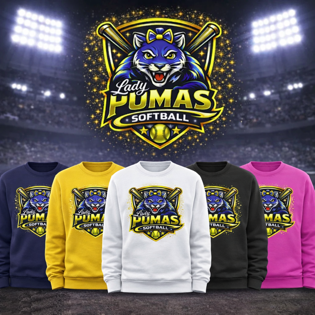 Lady Pumas Crewneck - Trilby Softball League