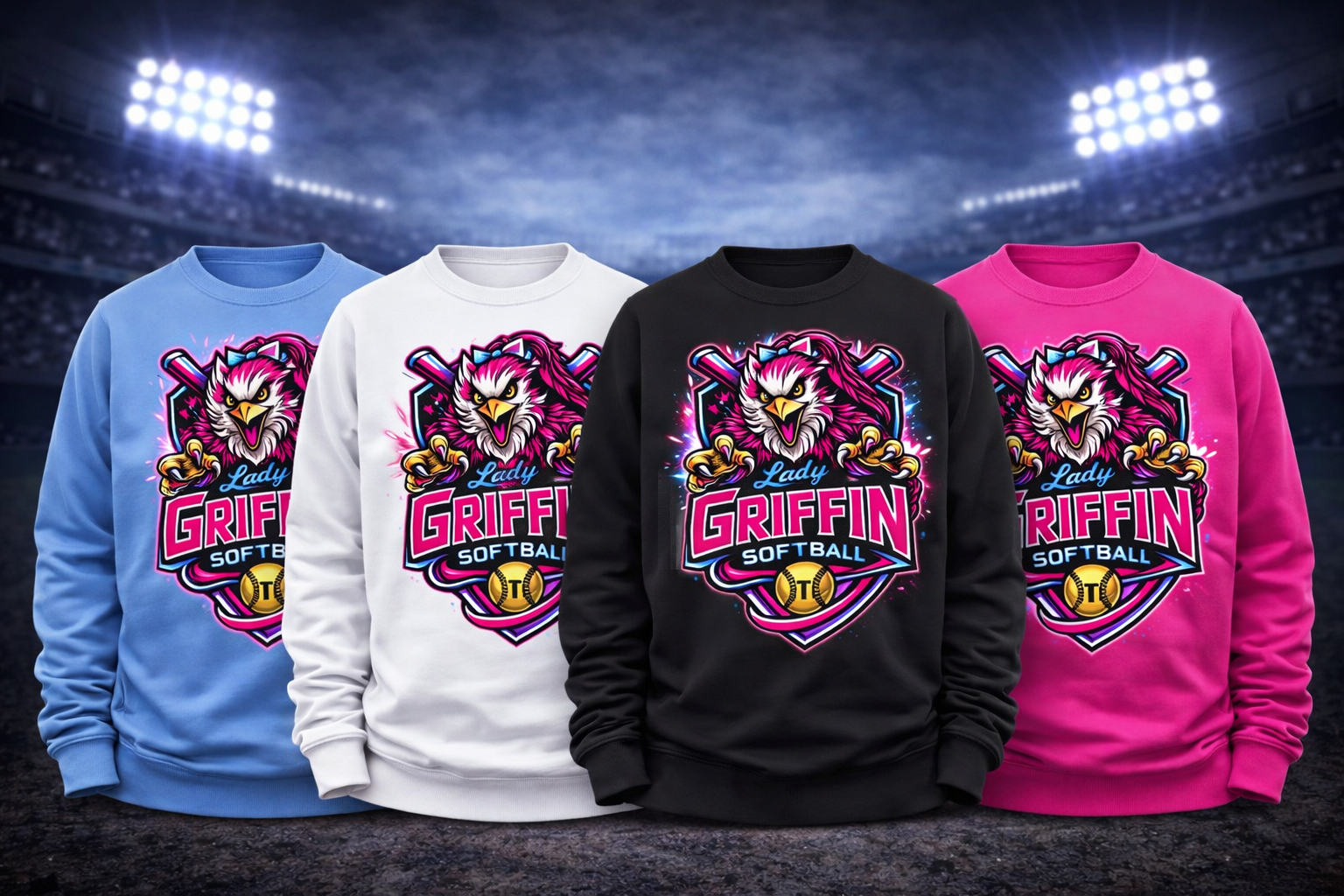 Lady Griffins Crewneck - Trilby Junior League