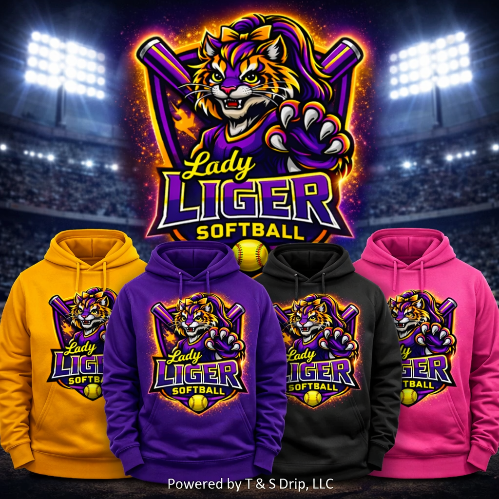 Lady Liger Hoodie - Trilby Softball League