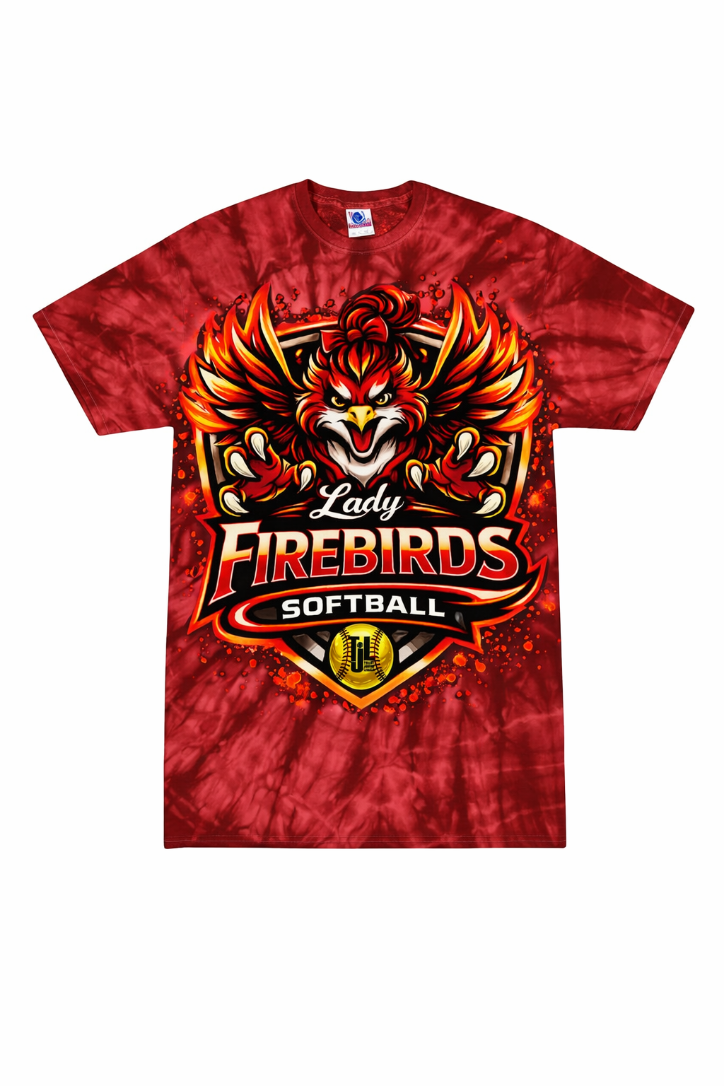 Lady Firebirds Tie-Dye Shirt - Trilby Softball League